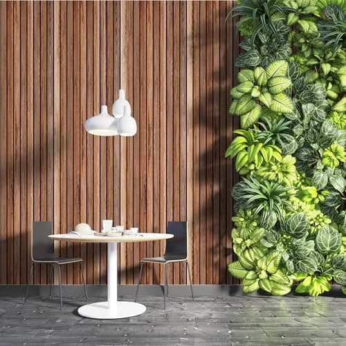 ZODEKOR Lot de 10 panneaux muraux 3D en polystyrène expansé, Aspect bois, Pour le salon et la chambre à coucher