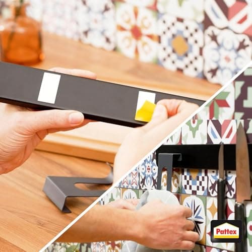 Pattex Ni Clou Ni Vis Fix & Défix Adhésif de fixation surpuissant facilement démontable - Pour tous les amateurs de DIY