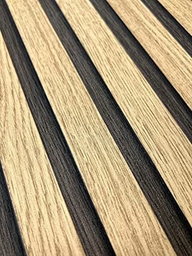 Newroom Skandi Papier peint marron - Panneaux 3D modernes - Pour salles de bain - Facile à appliquer avec guide inclus -