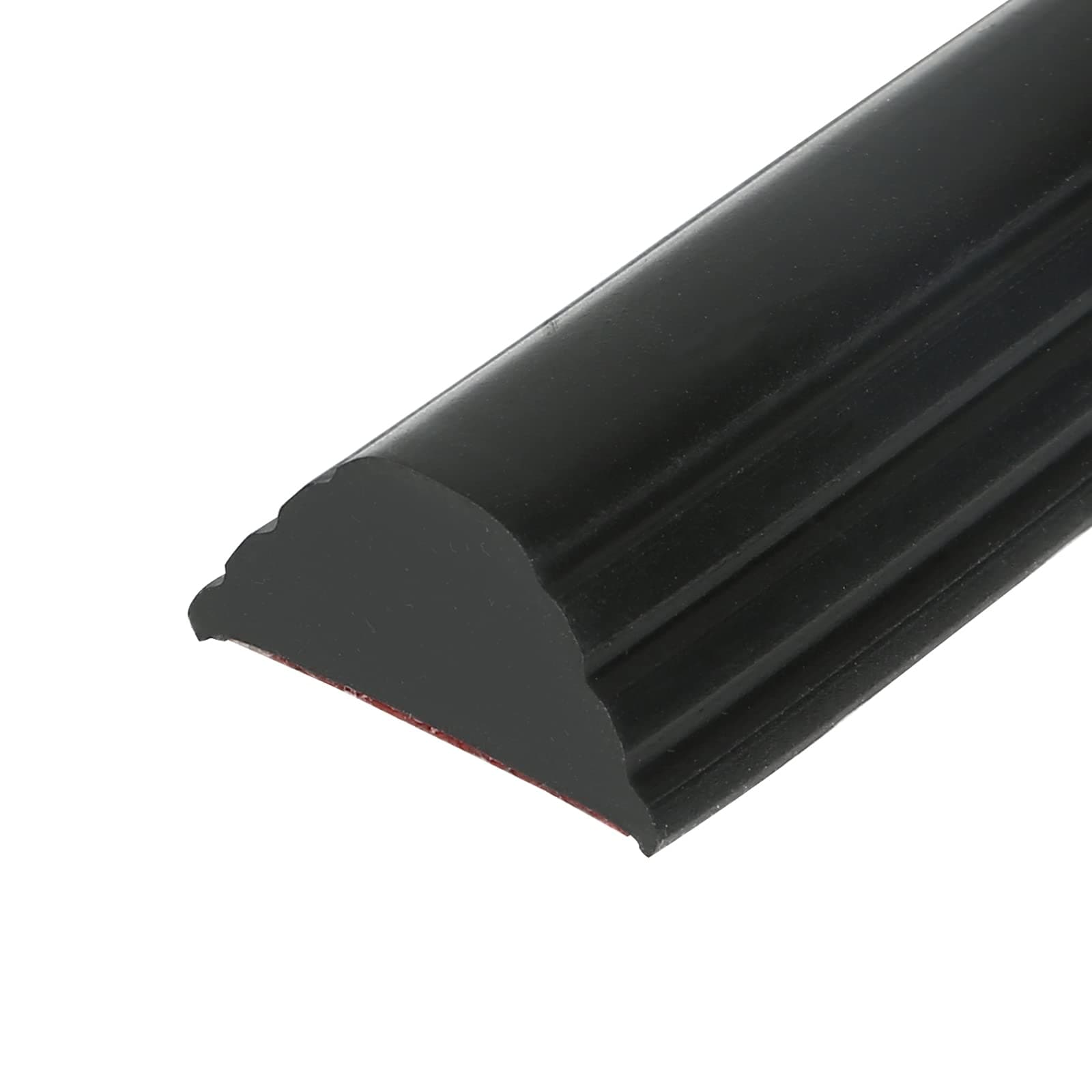 Barrière d'eau Barrière de douche étanche bande autocollante silicone flexible pour extérieur noir 1m