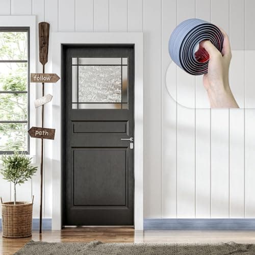 Barre de Seuil Adhésive Gris 5cm KiKiHong 2M