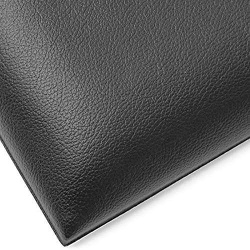 Art3d Lot de 12 Panneaux muraux Auto-adhésifs pour tête de lit King Size - Noir | Insonorisés | pour Chambre à Coucher — Noir