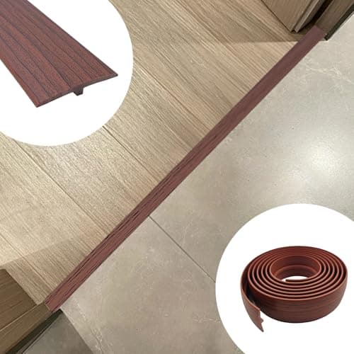 Tapis de transition Profiléé autocollant PVC 5 x 3m pour seuils et raccordements de sols de carreaux stratifiés couvercl