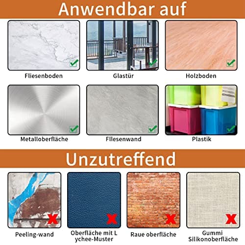 DIUJHUUY Rouleaux Ruban Adhésif Double Face Fort, Réutilisable Puissant Sans Trace Lavable pour Tapis, Cuisine, Cadre Ph