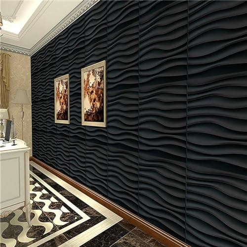 Lot de 12 Panneaux Muraux 3D PVC Effet Brique Incassables
