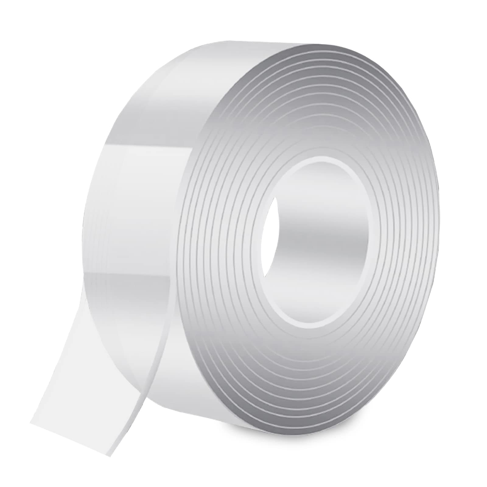 Gvolatee 5M Double Face Transparent Nano Tape Ultra Fort Lavable Amovible pour Tapis Photo Mur Voiture