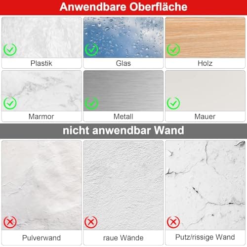 UOCAI Ruban adhésif double face industrielle extra fort, résistant à la chaleur et imperméable, 10mmx25m pour réparation