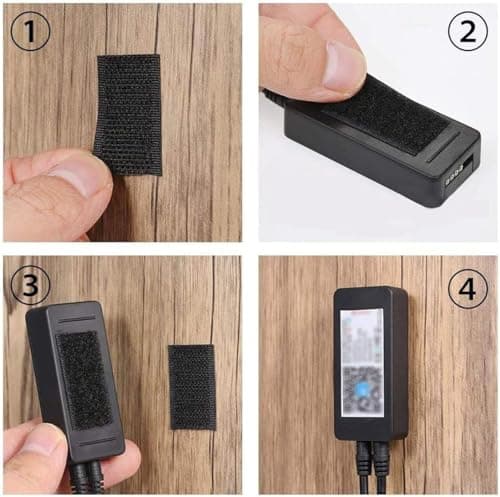 QILIMA Bandes auto-adhésives extra fortes pour industrie Usage industriel Adhésif double face Réutilisable 30mmx10cm