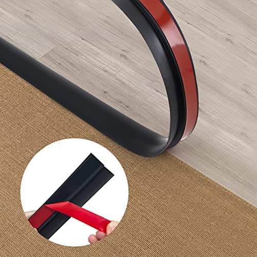 Bande de transition sol/pcéler et coller pour porte américaine, bordure de transition moquette/carrelage, adaptée aux se
