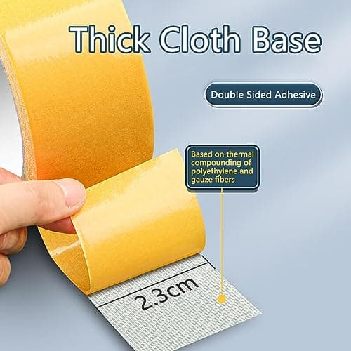 Ruban adhésif double face extra fort pour tapis + Ruban adhésif double face puissant pour tapis + Ruban adhésif double f