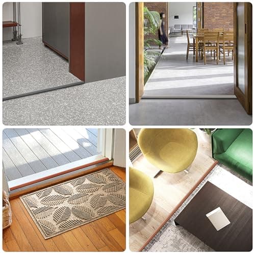 Bande de Transition Autocollante Gris Foncé + Largeur 200cm * Hauteur 4cm + Utilisateurs Professionnels + Entrées de Mag