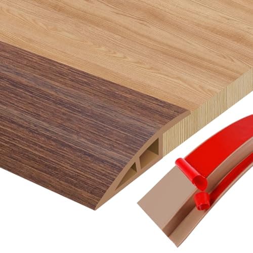 Barre de seuil adhésive multiniveau pour joints de sol et transitions de seuil de moquette et carrelage - pour professio — Bois Brun