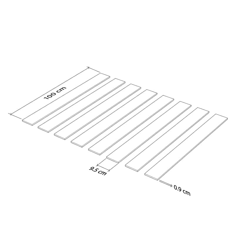 Vanetti Design Kit de Panneaux Muraux Bois 3D pour Salon - Résistant à l'Humidité, Style Shaker, 8 Panneaux Inclus, Coll