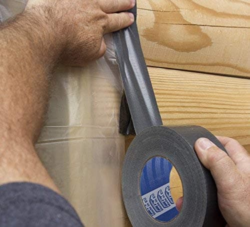 Ruban toilé américain ACIT 50 mm x 25 mètres blanc, réparations et bricolage imperméable, isolant pour tous types de rép