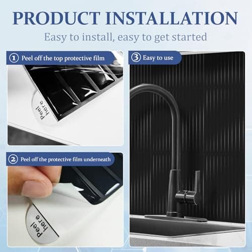 Panneaux Muraux 3D Adhesive Résistant à l'Eau et à l'Huile pour Cuisine Panneau Mural Decoratif Dalle PVC, 5 Pcs Autocol