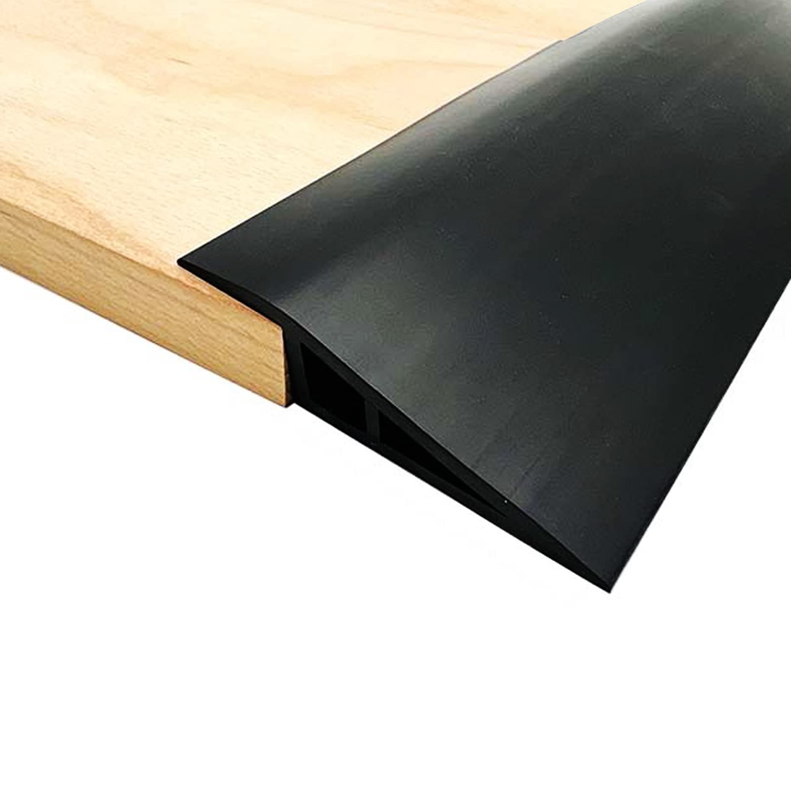 Rampes de seuil en PVC pour sol stratifié et moquette - Convient aux escaliers - Facilité d'-installation autocollante -