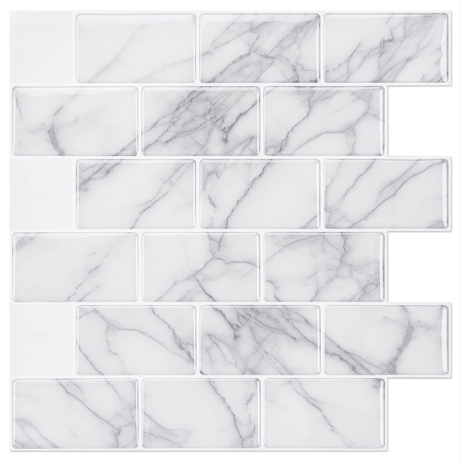 Art3d Lot de 10 feuilles de carrelage pour dosseret de cuisine gris marbre (A17053P10)

Art3d Lot de 10 feuilles de carr