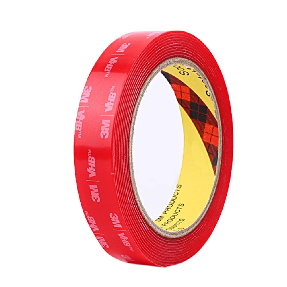 3M Double Face Transparent Ruban Adhésif Extra Fort, Imperméable & Résistant aux HT Températures pour Décoration & Fixat