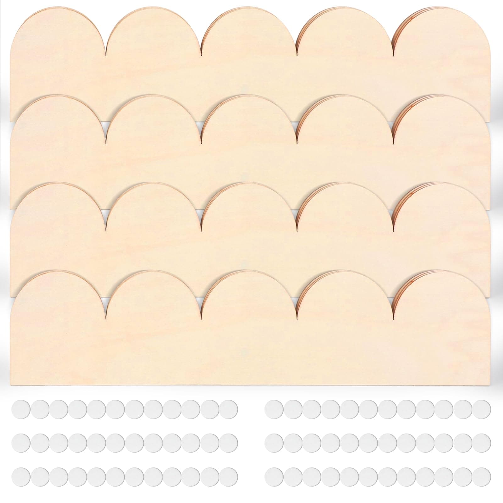 Moulures Festonnées en Bois Brut 40x9cm Jolie Garniture de Moulage pour Maison Mur Armoire Étagère Fenêtre Porte  
Moulu