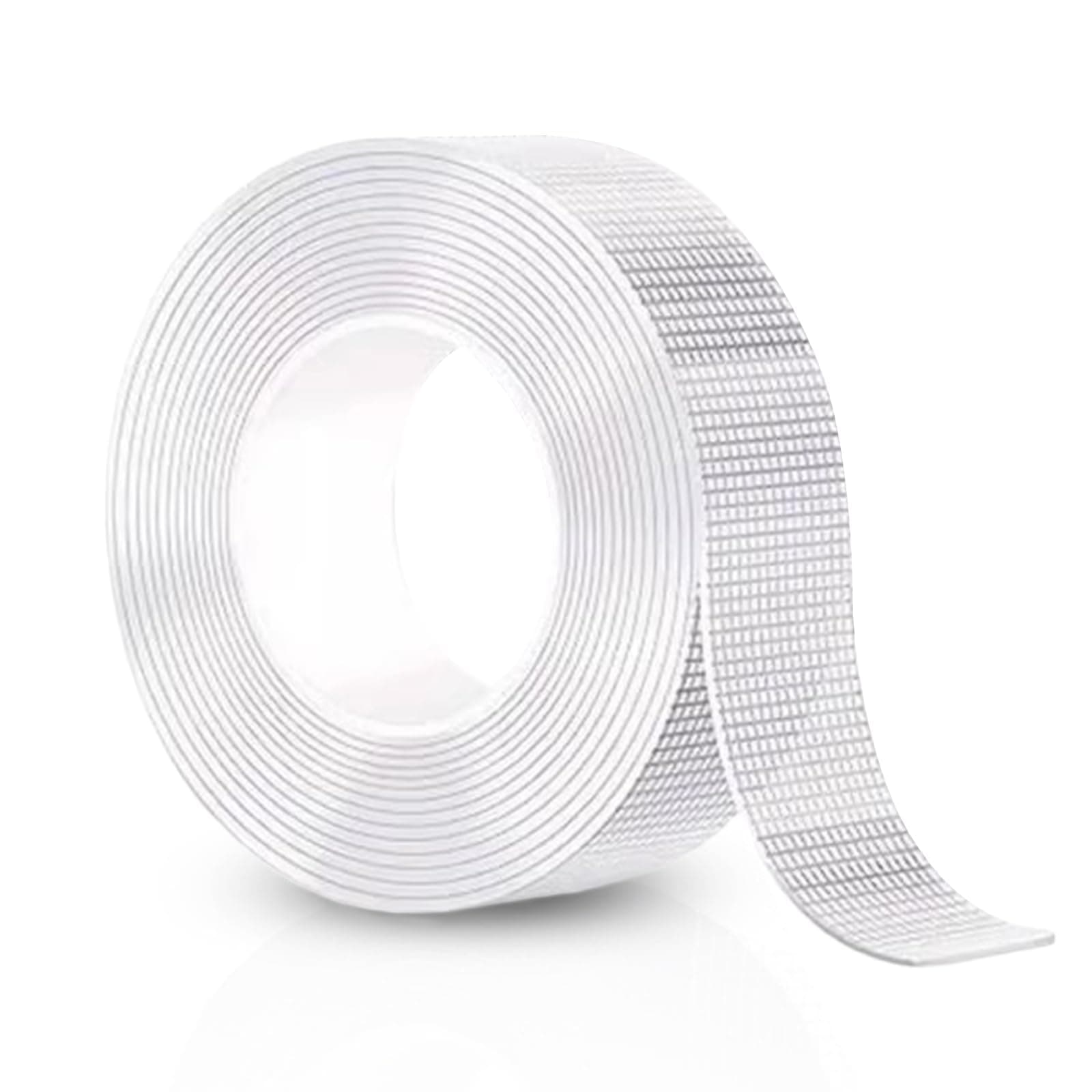 Scotch Double Face Gsrhzd 10m Transparent Adhésif Fort pour Affichage Photo Stickers Muraux Décorations Crochets (1cm de