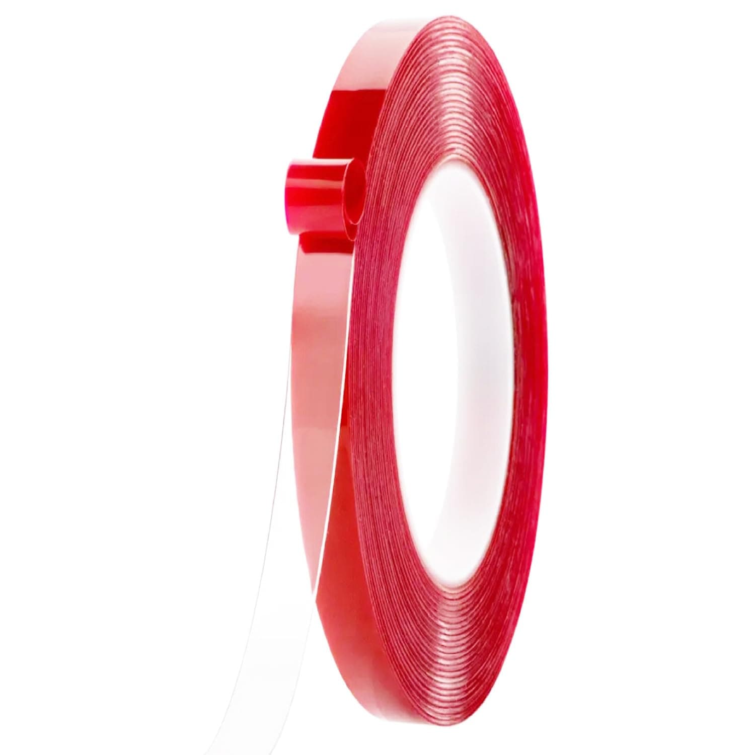Q.Laomi Ruban Adhésif Double Face Extra Fort, Maison et Bureautique, Fixant LED et DIY, Amovible et Imperméable, 10M x 1