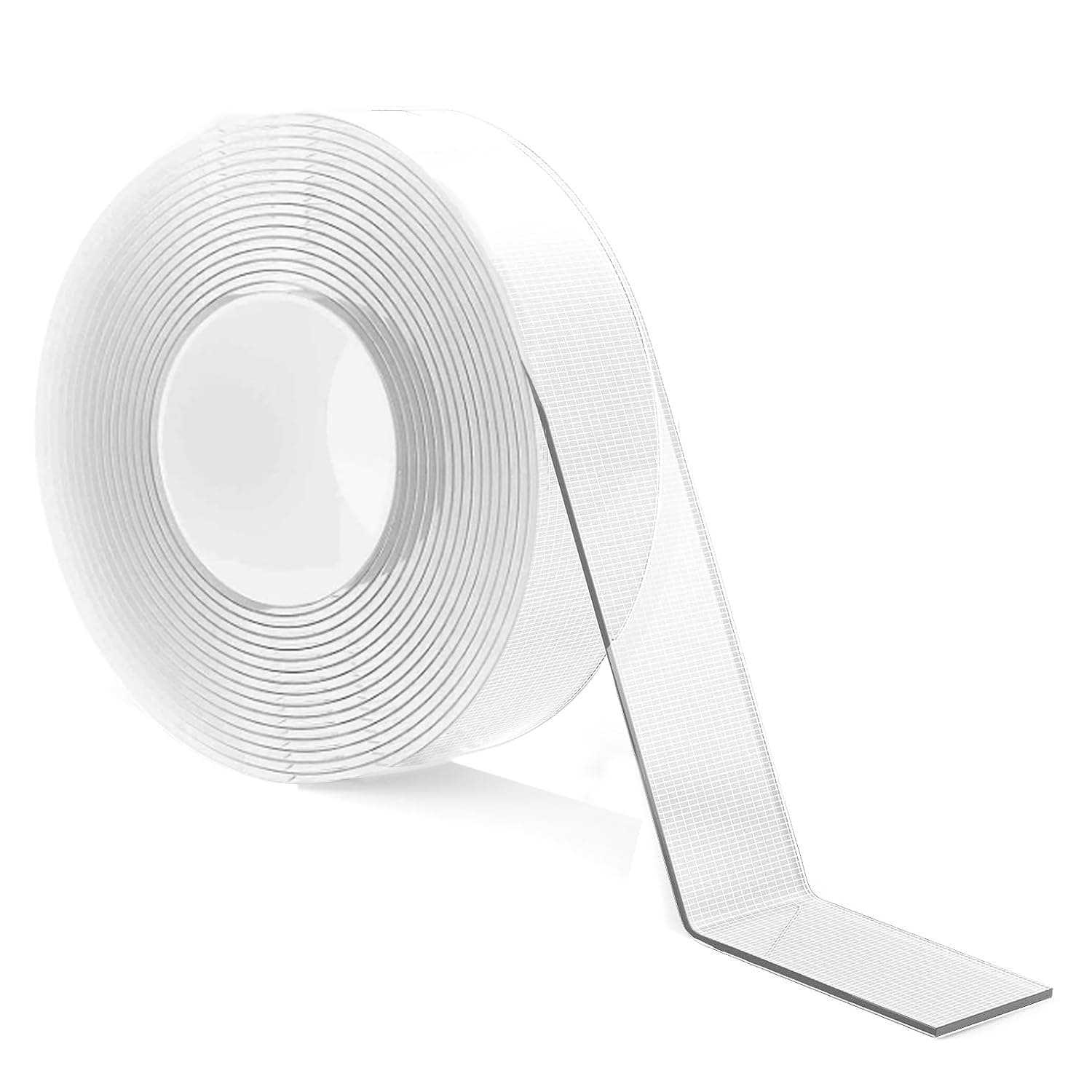 LLPT Nano Ruban Adhésif Double Face, 30MM x 5M, Transparent sans Trace, Déchirer à la Main, Lavable sans Résidu, Multifo