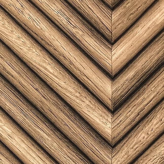 Newroom Skandi Papier peint marron - Panneaux 3D modernes - Pour salles de bain - Facile à appliquer avec guide inclus - — Marron Yasha