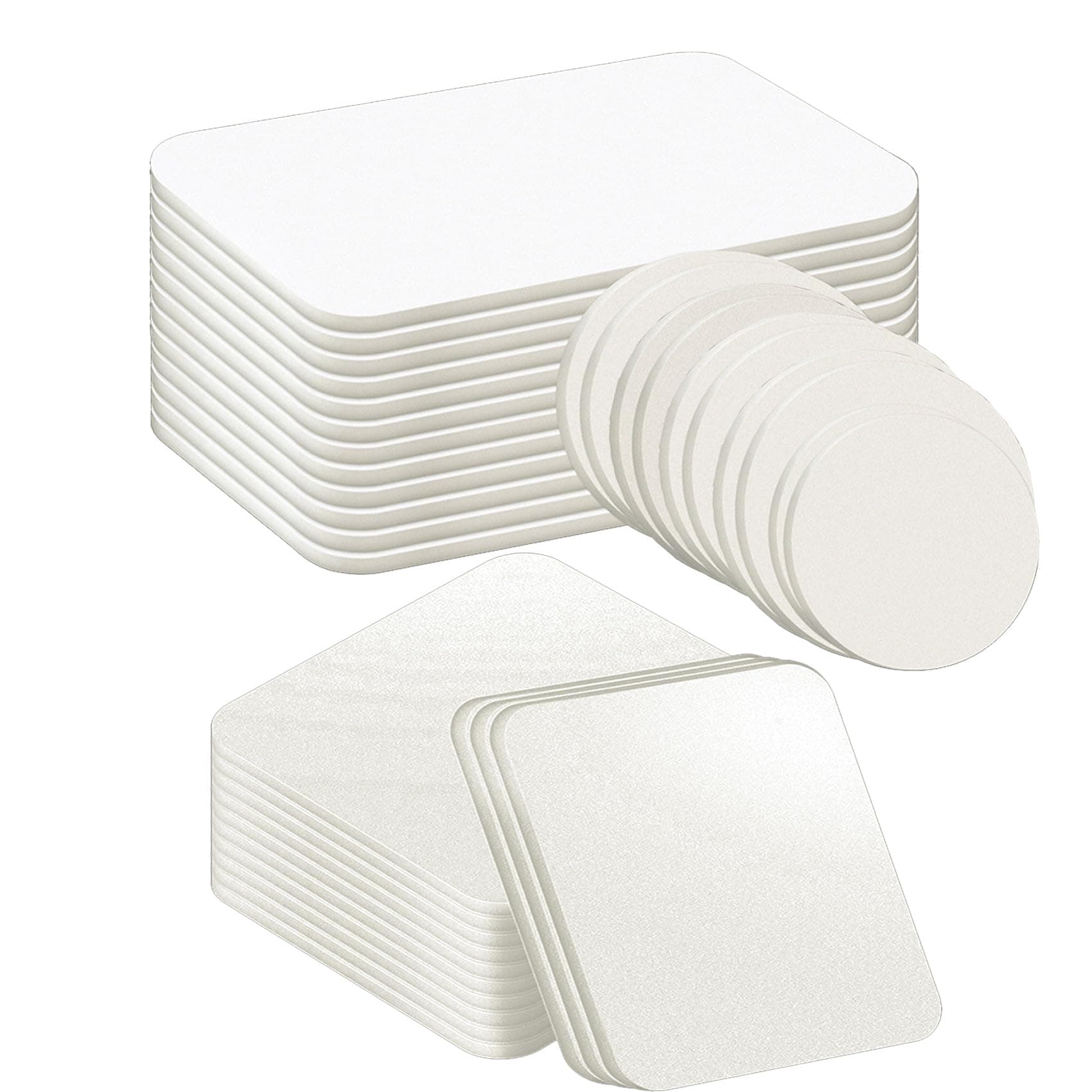 Gekamoyue Adhésif Double Face Extra Fort pour Sol, Portes, Plastiques et Verres - 30 Pièces Puissant Ruban Mousse 10 Car