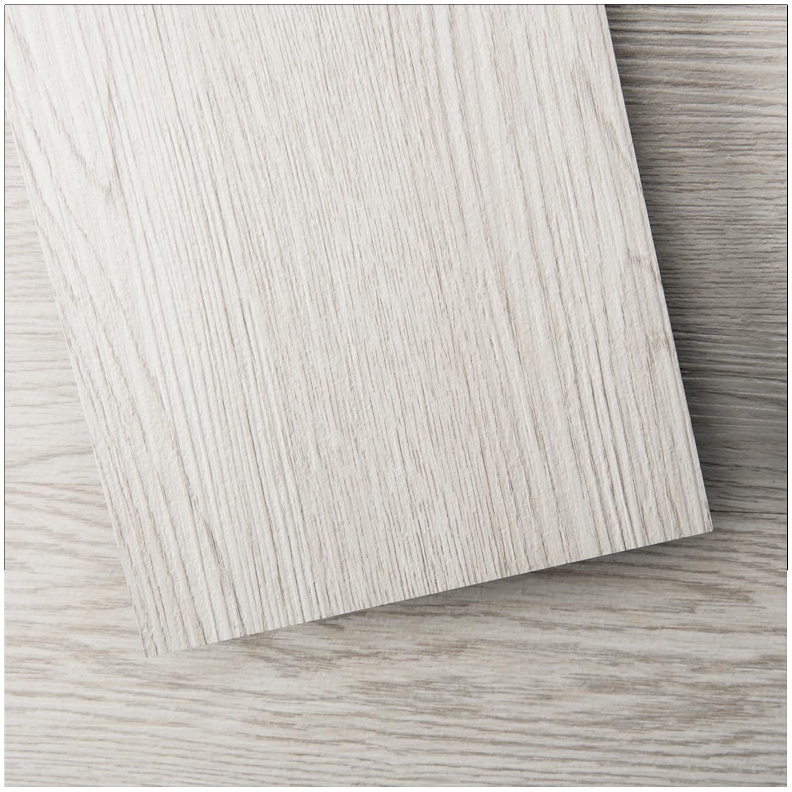 Art3d - Lot de 36 carrelage de sol en vinyle auto-adhésif pour surface rigide, Blanc délavé, 5 m²