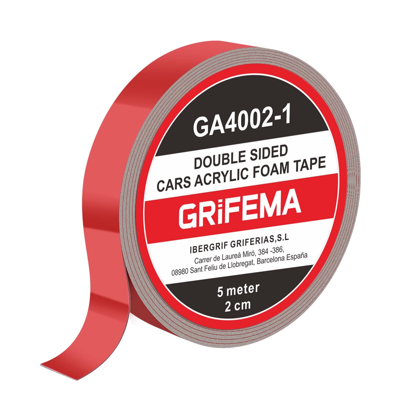 Titre SEO optimisé : Ruban Adhésif Double Face Super Résistant GRIFEMA GA4002-1 | Bureaux, Maisons, Réparations Automobi