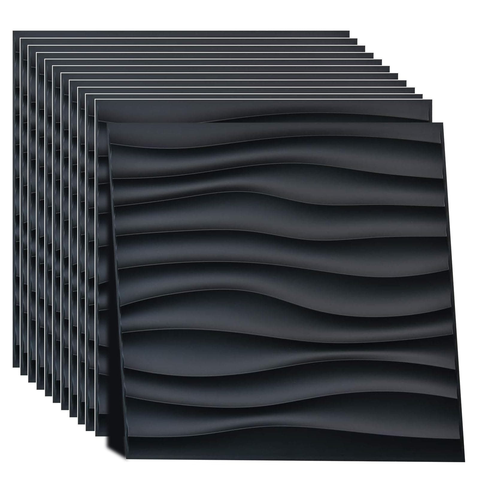 Lot de 12 Panneaux Muraux 3D PVC Effet Brique Incassables