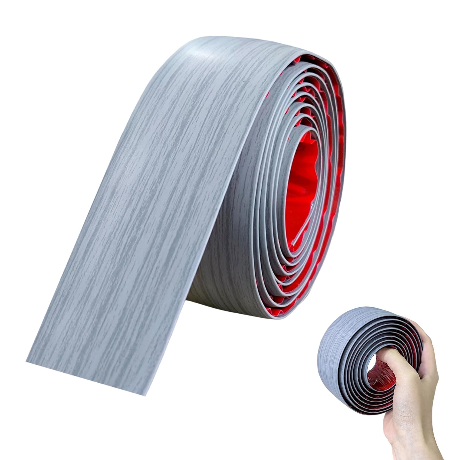 Barre de Seuil Adhésive Gris 5cm KiKiHong 2M