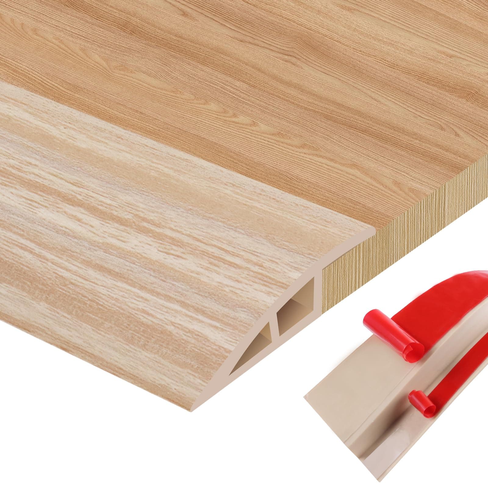 Barre de seuil adhésive multiniveau pour joints de sol et transitions de seuil de moquette et carrelage - pour professio