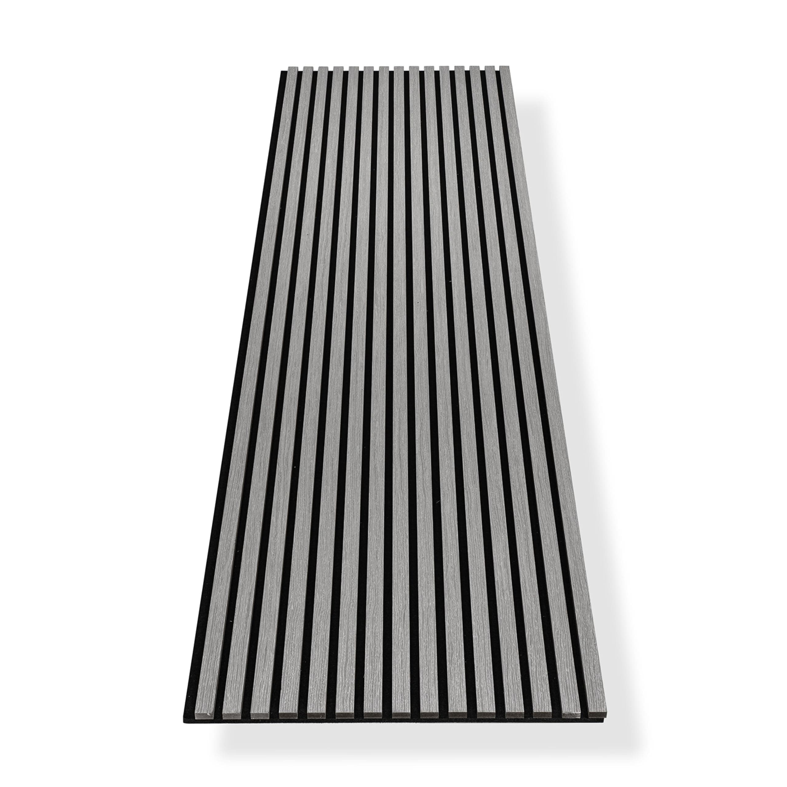 HAGEFOL® panneau acoustique bois gris 240x60cm - Paroi à lamelles 3D - Parfaite pour salles de réunion - Réduction de 30