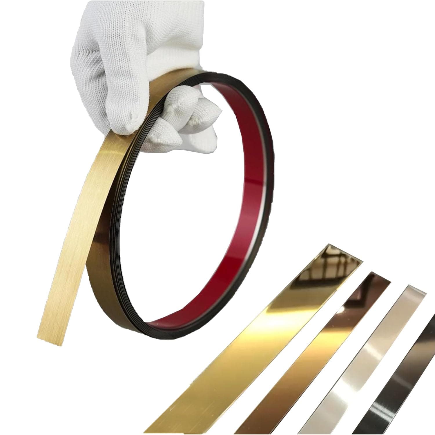 Moulures et moulures murales design amovibles - Surface miroir dorée (SSE-Or-5M)
Moulures murales amovibles et collantes
