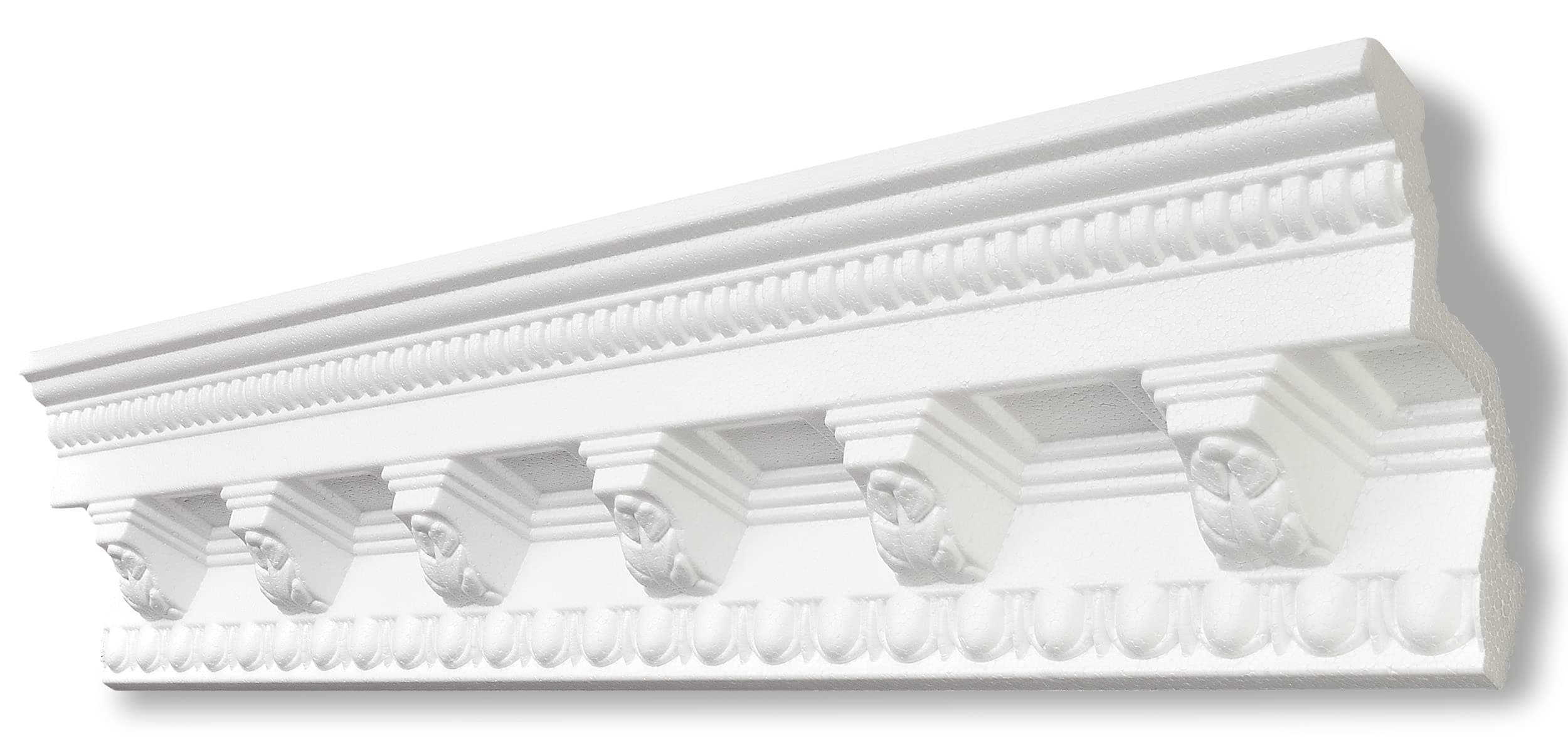 DECOSA Moulure G33 Gloria - Blanc - 100 x 100 mm - longueur 2 m - 15 pièces (=30 m)